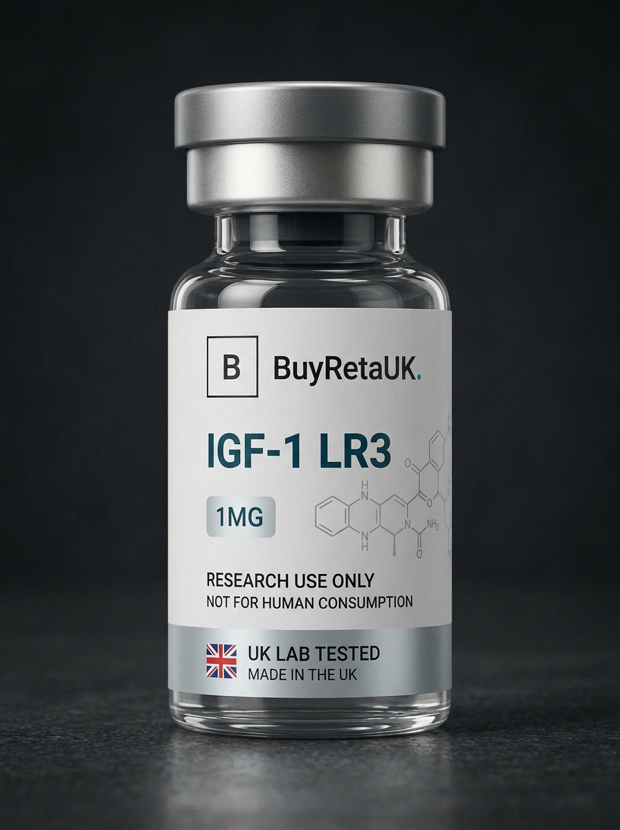 IGF-1 LR3 research peptide vial