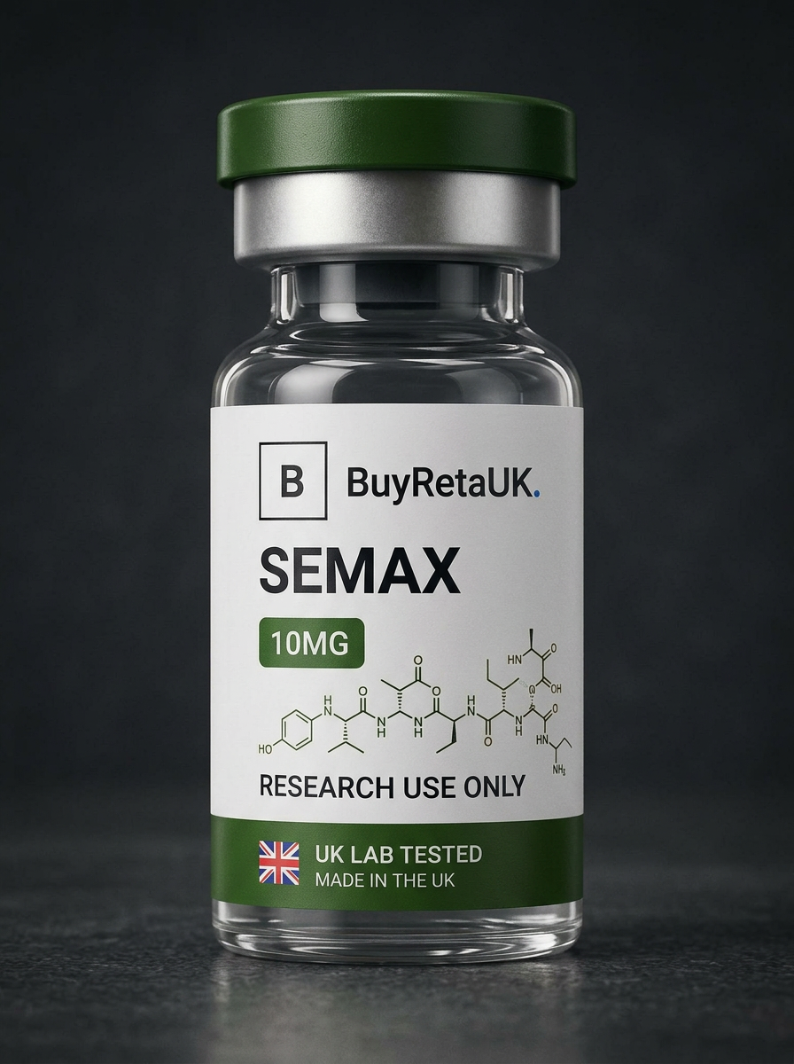 Semax research peptide vial