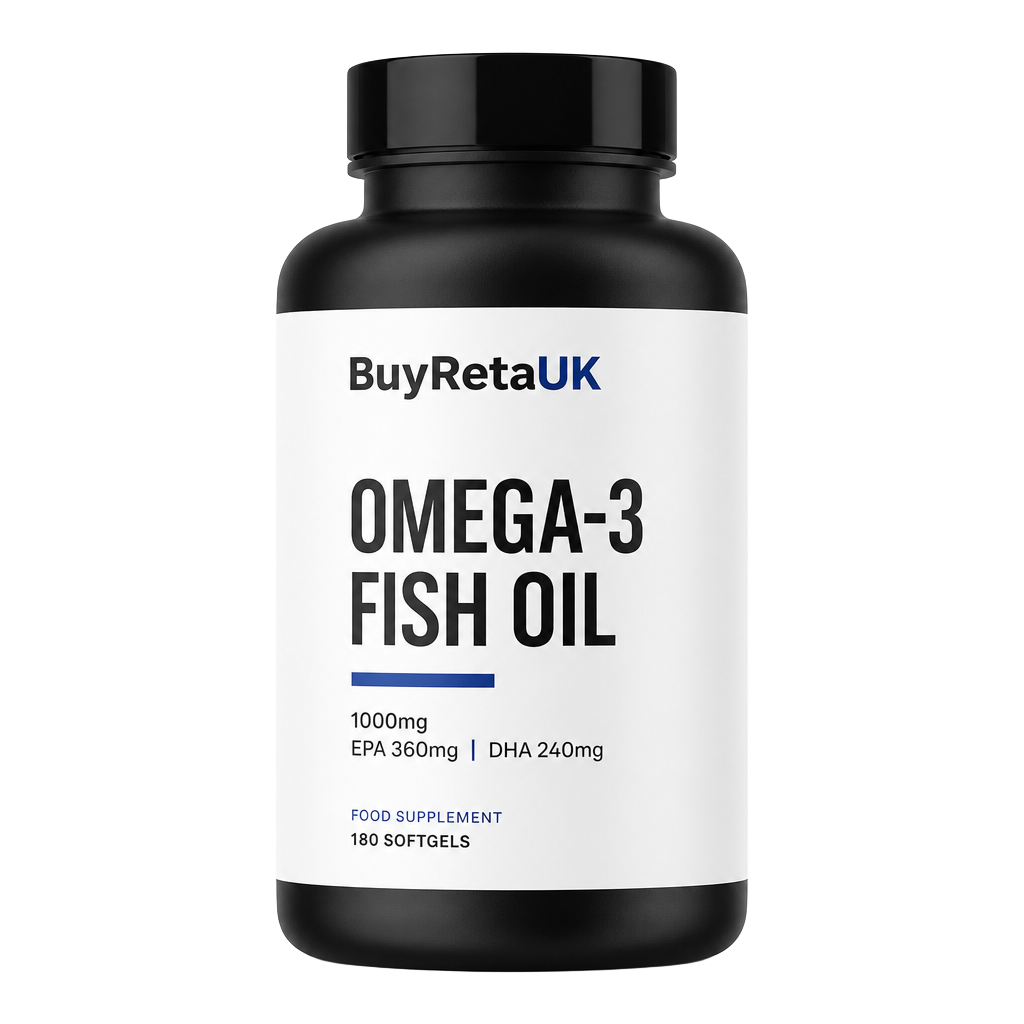 Omega-3 Fish Oil Softgels — BuyRetaUK